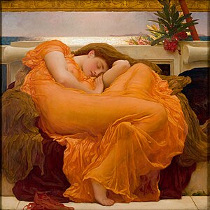 Frederic Leighton Flaming June