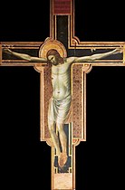 Crucifix de Giotto, entre 1310 et 1317, tempera et or sur bois.