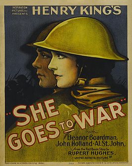 Aanplakbiljet voor She Goes to War