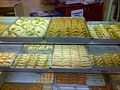 Variantes de baklavas.