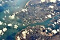 Portsmouth and Gosport aerial view