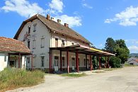 Ehemaliger Bahnhof in Rudo (2015)