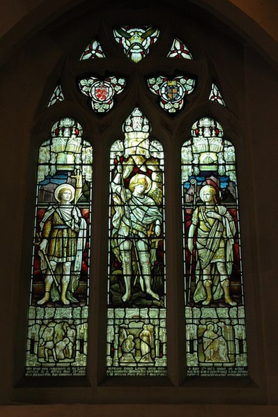 File:Stained glass window, Madresfield Church - geograph.org.uk - 1765195.jpg