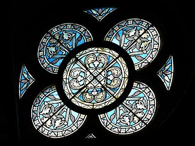 Fensterrose in Notre-Dame du Scapulaire