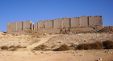 Façade nord du temple.