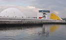 Centro Cultural Internacional Oscar Niemeyer em Avilés na Espanha.