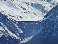 Barrage de Bissorte (hiver 2014).