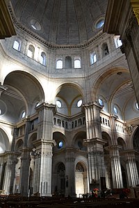 L'innesto della cupola.