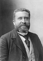 Jean Jaurès, fondateur du parti socialiste français.