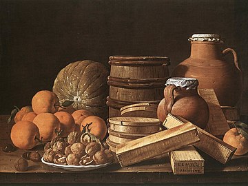 Nature morte aux oranges et aux noix 1772 National Gallery