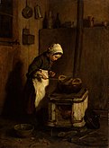 Pierre-Édouard Frère: La joven cocinera (1857). Museo Walters.