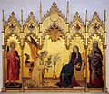 Annunciation, Simone Martini, Lippo Memmi, ca. 1333, Uffizi