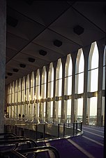 Interiér lobby jedné z věží, 1976