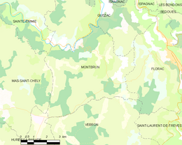 Montbrun - Localizazion