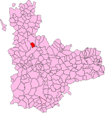 Localisation de Valverde de Campos