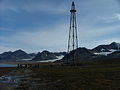 Fortøyningsmasten i Ny-Ålesund på Svalbard.