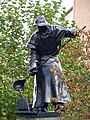 Monument « Der Eisengießer » (fondeur de fer) au Hüttenberg.