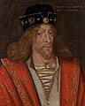 The only painting of James I. Painted in the 1500's. James I reigned from 1406-1437 as king of Scots.