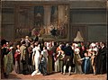 "Javno razgledanje Davidove slike 'Krunisanje' u Luvru", Boilly 1810