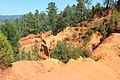 Sentier des ocres, Roussillon, France