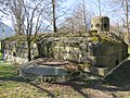 Blockhaus mit Beobachtungskuppel im Gäsi, Walensee