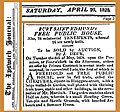 18:16, 27 September 2021 — Auction of Chequers Public House with Bowling Green, Ten-pin and Skittle grounds - Ipswich Journal (1828)