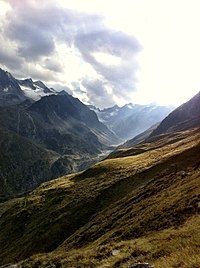 Blick Richtung Franz-Senn-Hütte