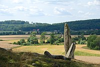 Gudahagen, old cemetery with hills. Bromölla Municipality, Skåne County Author: Marianne58