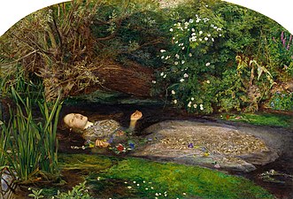 Sir John Everett Millais, Ophelia, 1851–52