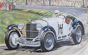 R. Caracciola, Mercedes-Benz SSKL, Zbraslav–Jíloviště (1931)