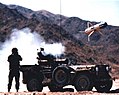 A Jeep launcing a TOW