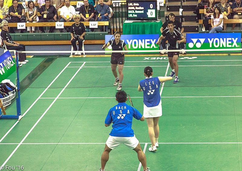 File:At the Us Open International Badminton tounament (&, for me, the US Senior International ) in Orange Countyy, Los Angeles July 9-11, 2009 - (28653423212).jpg