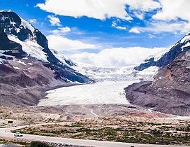 Athabasca Glacier on the Columbia Icefield