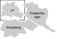 Plan Friedrichshain-Kreuzberga