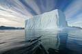 Un iceberg en el parque