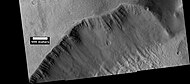 Layers, as seen by HiRISE under HiWish program Location is Tempe Terra in Arcadia quadrangle.