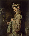 Rembrandt: Saskia als Flora, 1634, Eremitage in Sankt Petersburg