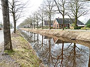 Huizen langs het water