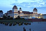 Kurhaus am Abend