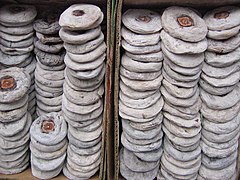 Different varieties of dried persimmon in China