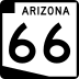 State Route 66 marker