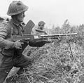 A Bren gunner of 8th Royal Scots at Moostdijk, 6 November 1944.