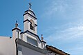 Espadaña de la Capilla de la Santa Cruz de la Calle Las Huertas en Rociana del Condado.