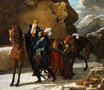 Trait d'humanité du prince de Neufchâtel, Salon de 1810