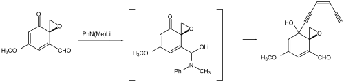 Temporäre Schützung eines Aldehydes