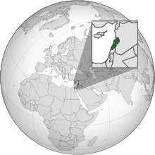 Description de l'image Lebanon (orthographic projection).svg.