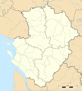 Lussac trên bản đồ Poitou-Charentes