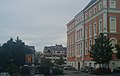 Place du Maquis des Glières et Mairie (façade ouest).