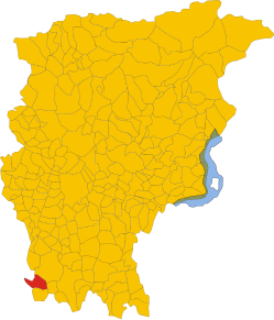 Poziția localității Casirate d'Adda