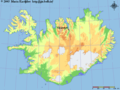 location at fjord Eyjafjörður